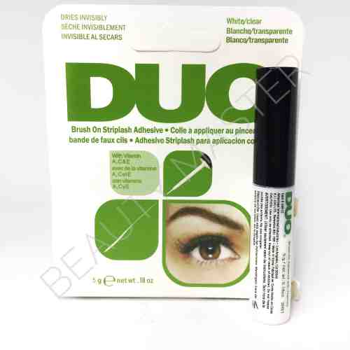 Клей DUO для ресниц с витаминами 5г, (упаковка зел, клей белый)