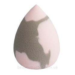 ZOLA Esponja gota super suave gris-rosa