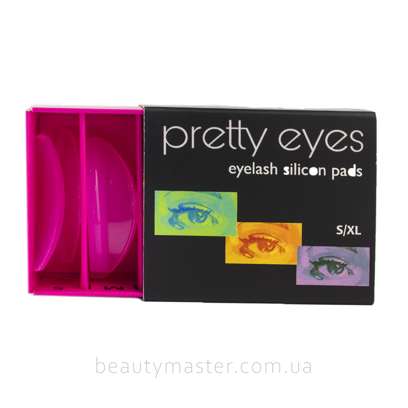 Pretty Eyes Набор розовых валиков 4 пары (S,M,L,XL) classic