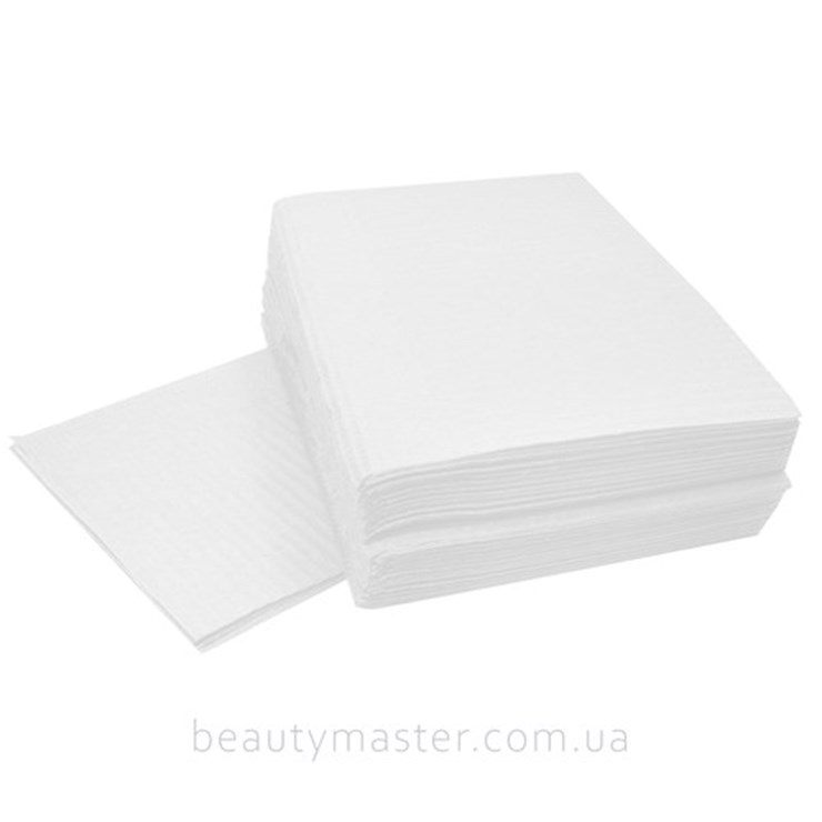 White waterproof napkin (for the table) 25 pcs