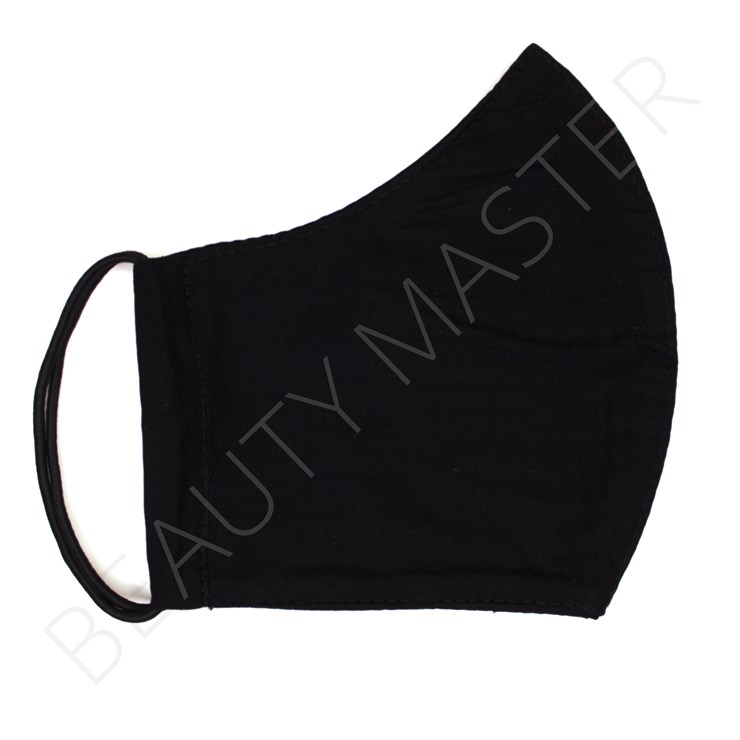 ANDREW men's 3-layer cotton 100% black mask