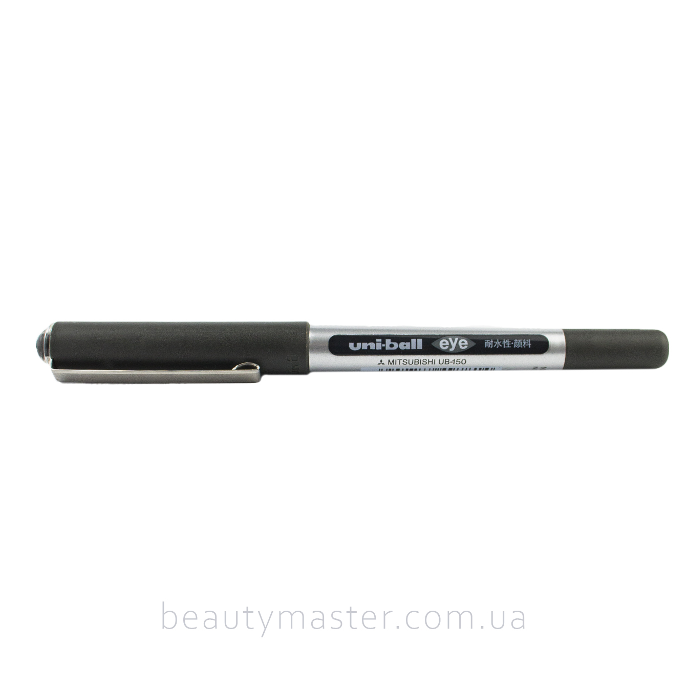 Гелевая ручка черная диаметр: 0,6 мм. Толщина линии 0,4мм