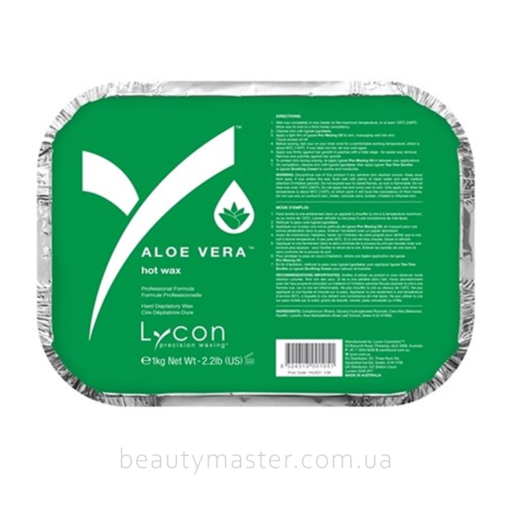 Cera caliente Lycon Aloe Vera 1 kg