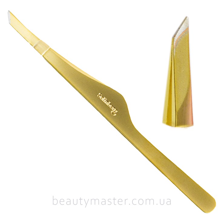Tweezers gold hand-sharpened Solinberg G805