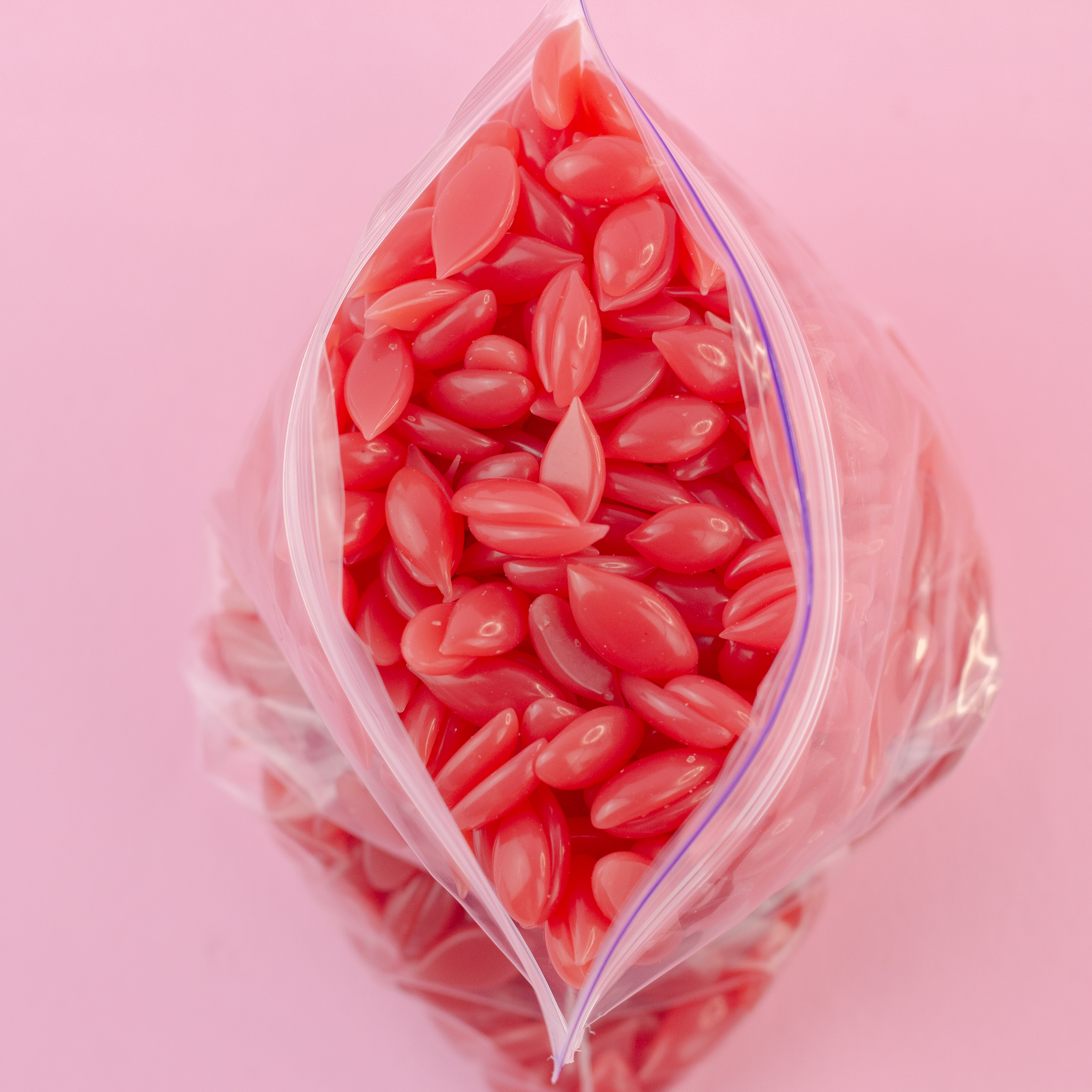 ItalWax Hot film wax Rose 100g