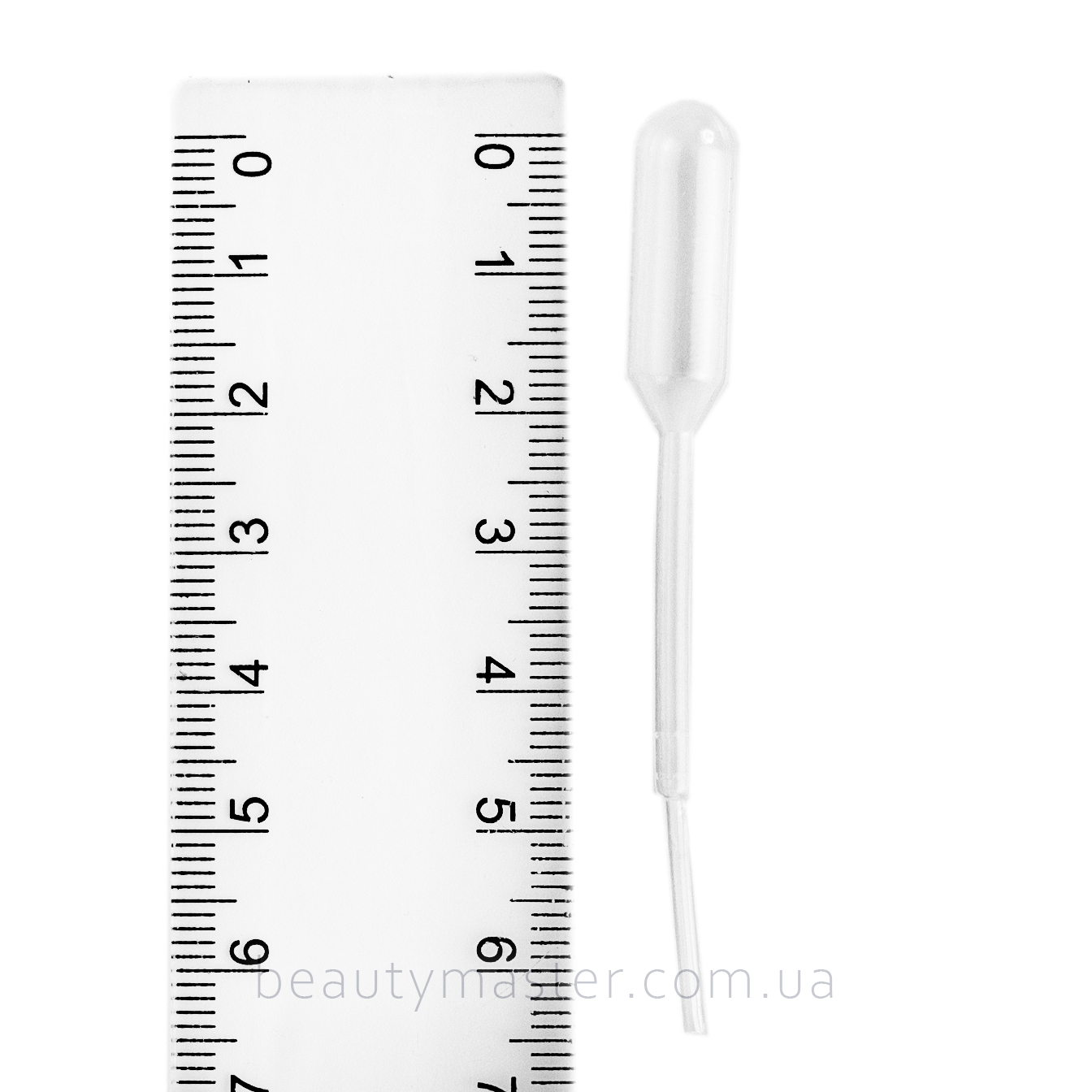 Plastic pipette 6.5 cm 0,2 ml