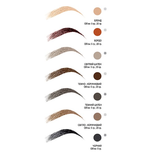 Permanent lash&brow Хна чорний флакон для брів 10 мл