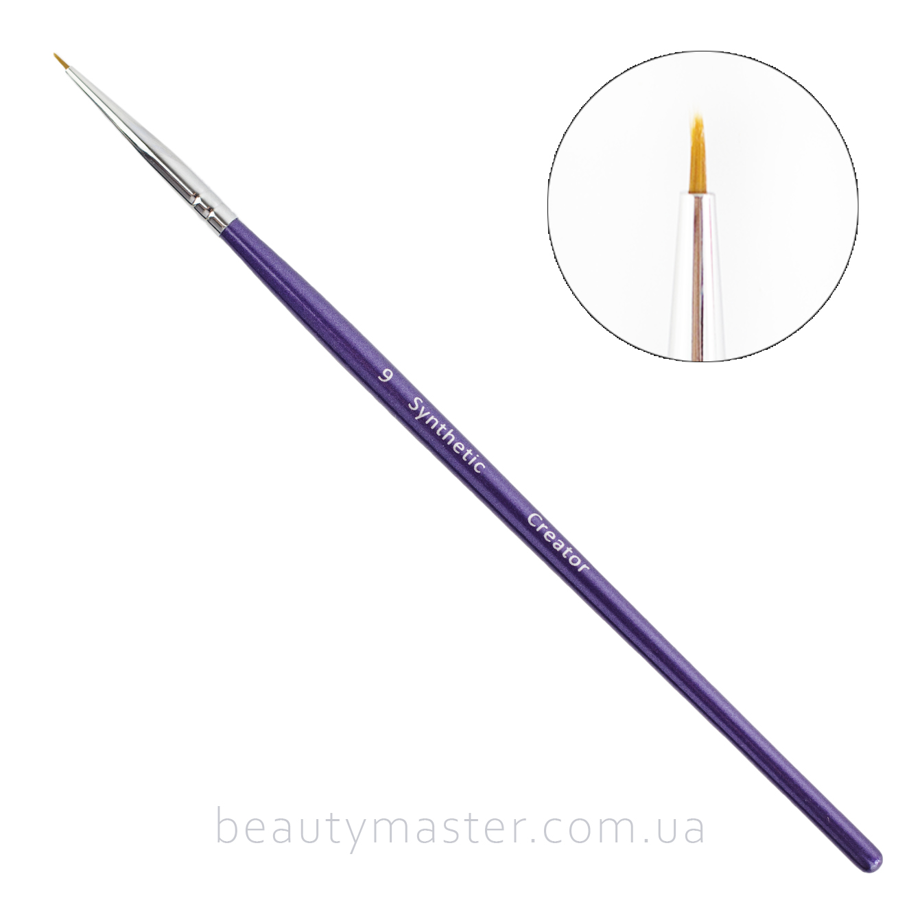 Creator Synthetic №9 пензель для брів круглий тонкий