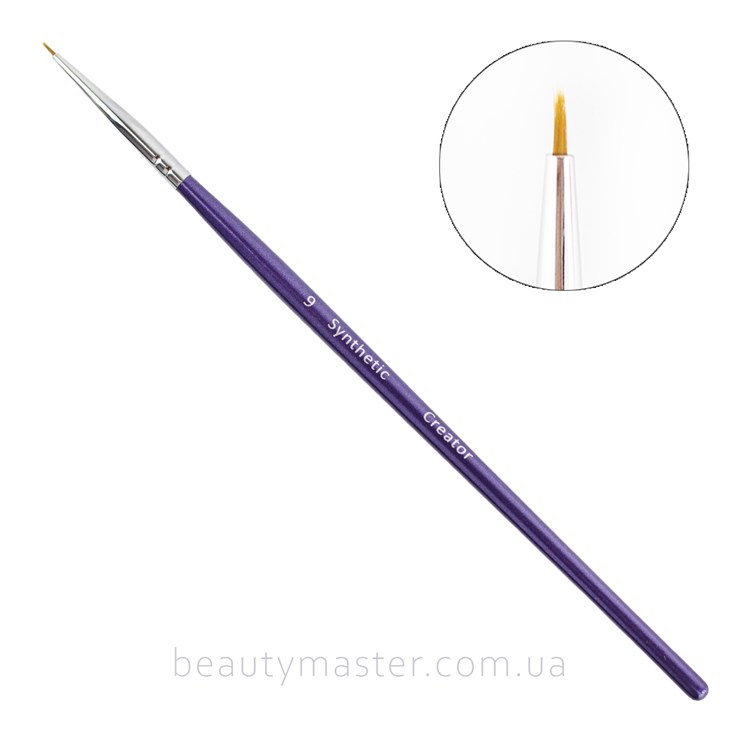 Creator Synthetic No. 9 round thin brow brush