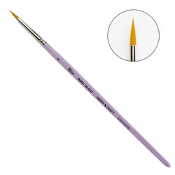 Rosa Hobby&Craft Brush No. 2 round synthetic lavender