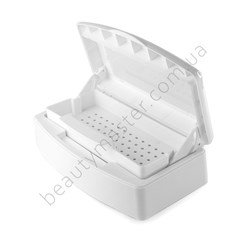 White container for disinfection