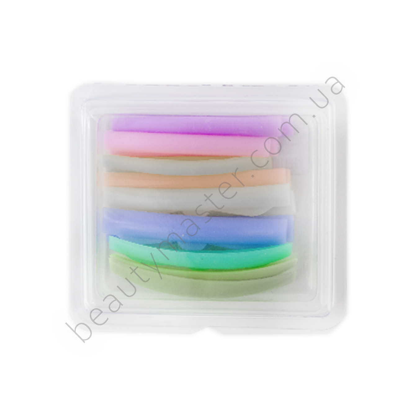 Валики для завивки вій кольорові набір 8 пар, силіконові