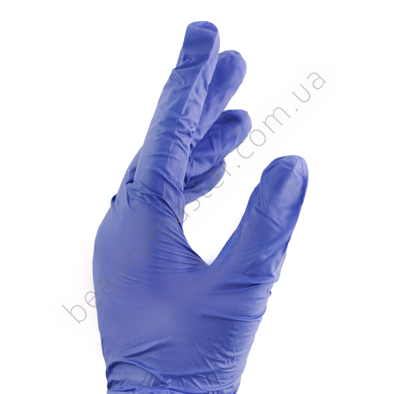 Gloves Vitril cobalt blue, size M, 1 pair