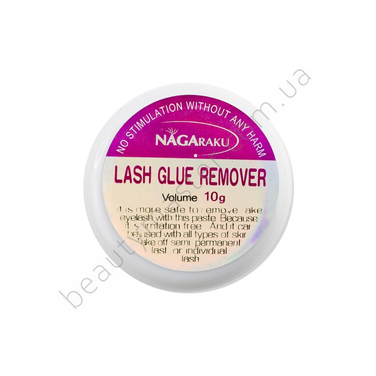 Nagaraku Remover cream for removing eyelash extensions, 10 ml
