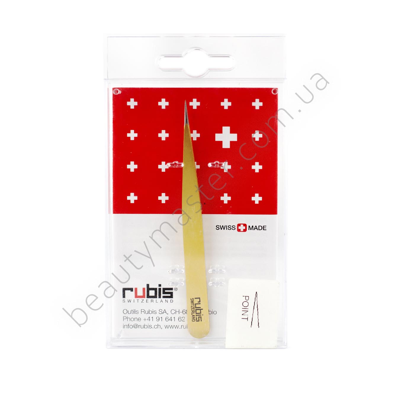Rubis Пинцет Gold точечный Швейцария