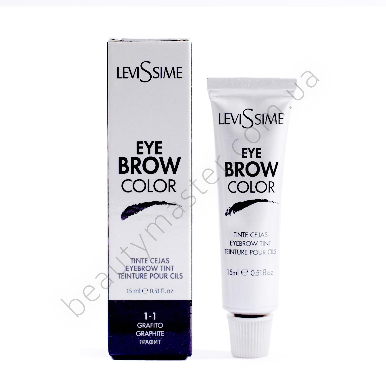 Levissime Eye brow color краска 1-1 графит