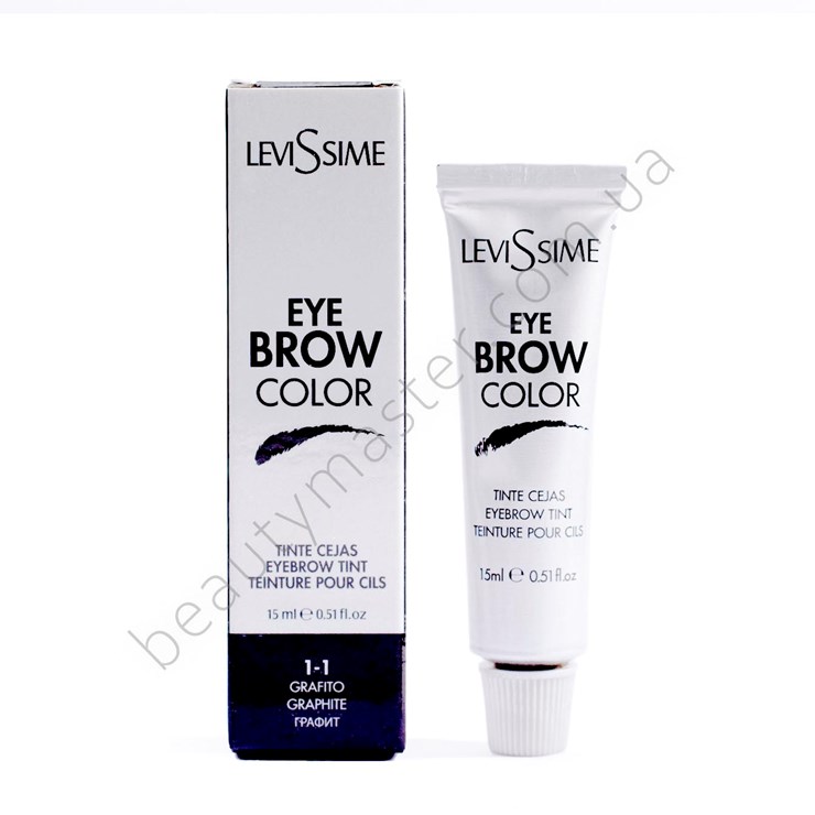 Levissime Eye brow color фарба 1-1 графіт