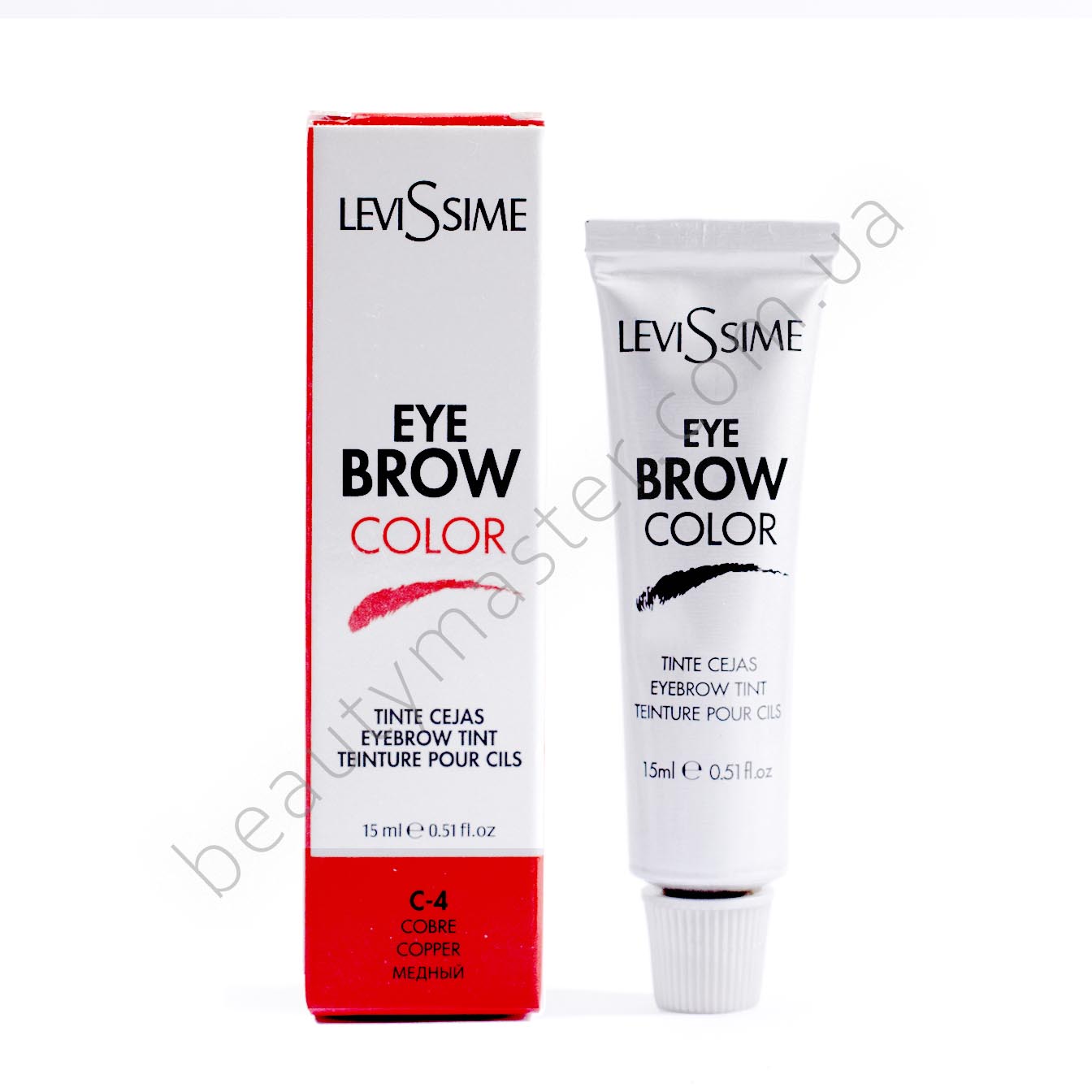 Levissime Eye brow color фарба C-4 мідна copper