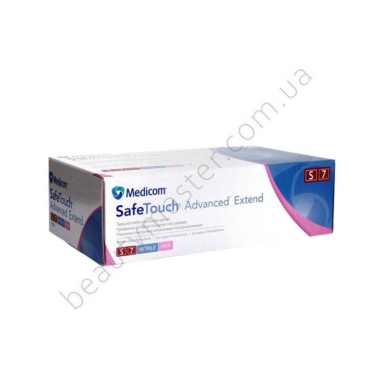 Medicom Gloves Pink nitrile, pink, r.S, pack 100pcs