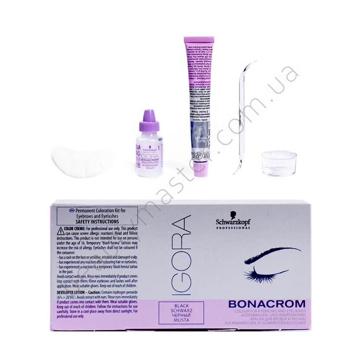 IGORA Bonacrom eyebrow tinting kit, black