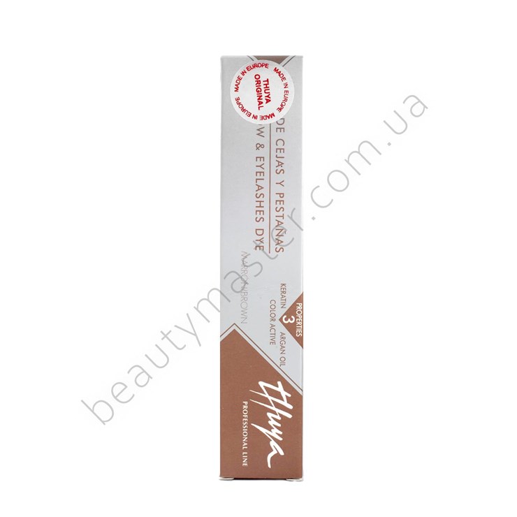 Thuya brown paint for eyebrows and eyelashes 14 ml brown
