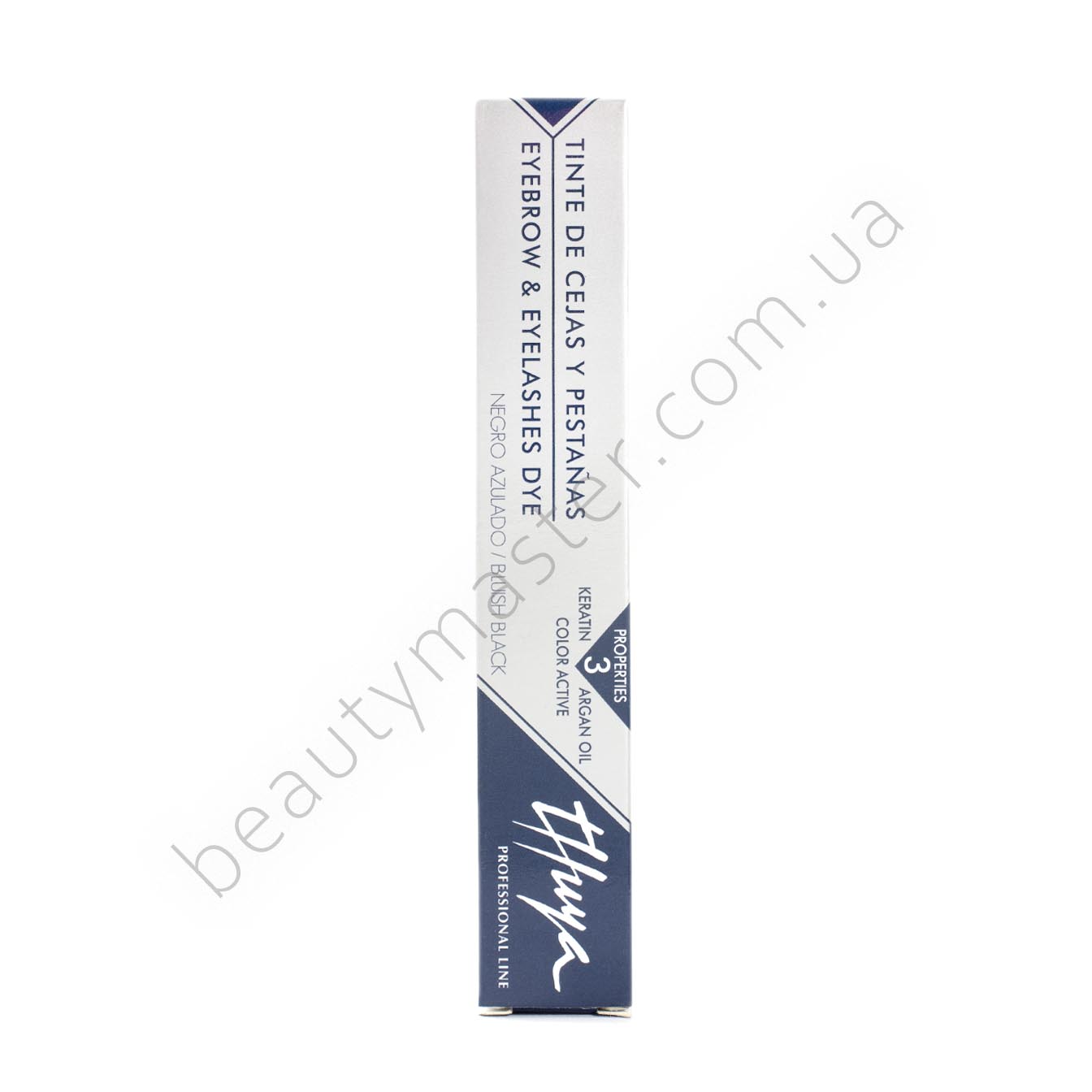 Thuya синьо-чорна фарба для брів та вій 14мл deep blush black