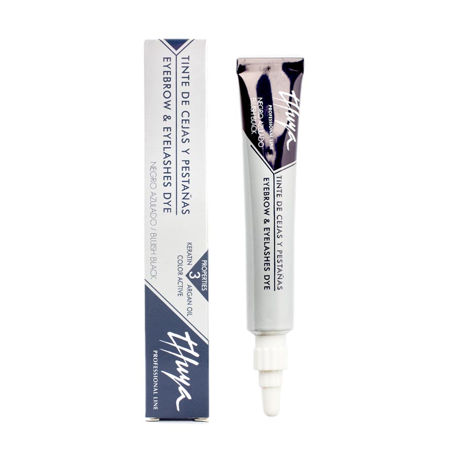 Thuya niebiesko-czarna farba do brwi i rzęs 14ml głęboka czerń różu