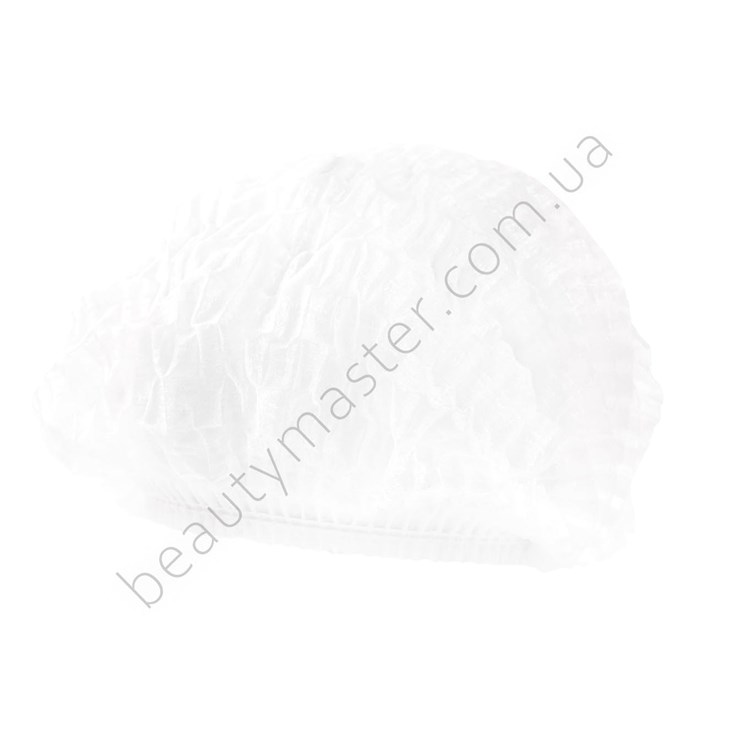 Шапочка Пачка кульбаба з 2ма резинками біла 100 шт