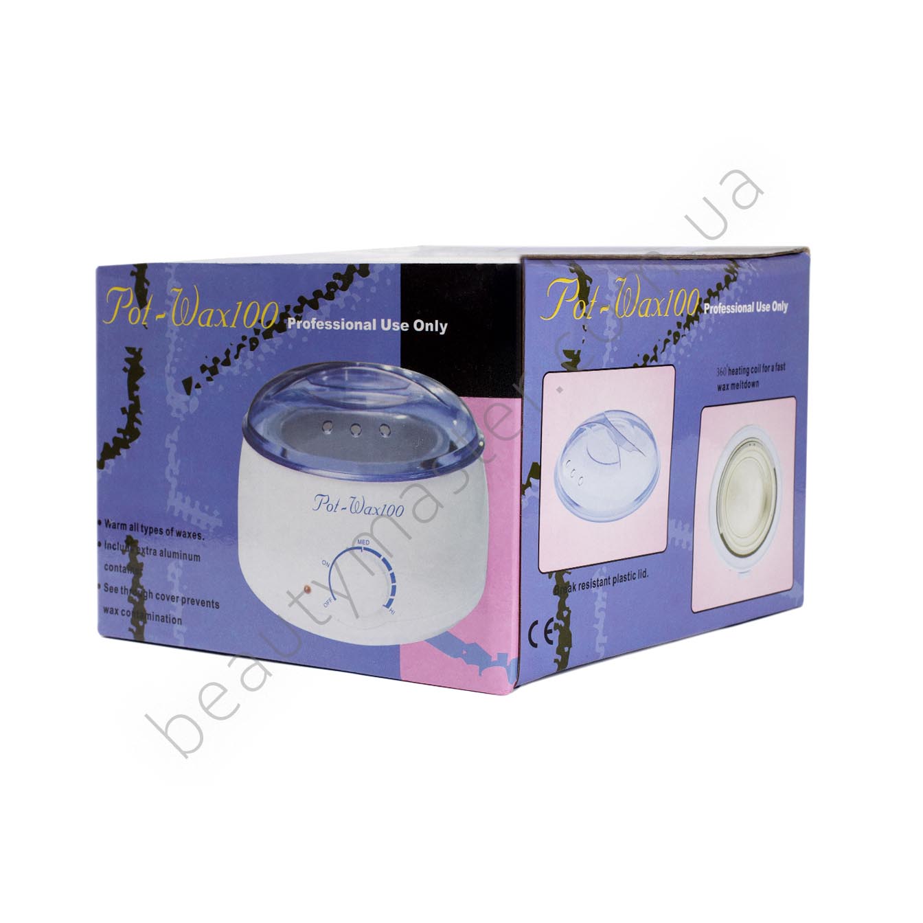 Wax Pot Wax 100 black