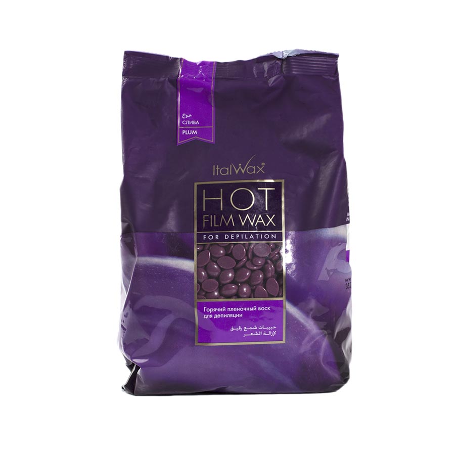 Italwax Горячий пленочный воск Слива Plum, 1 кг