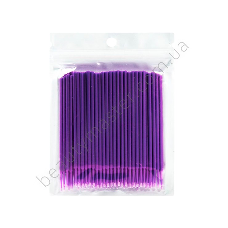 Microcepillos en bolsa, púrpura, p. S MA-100
