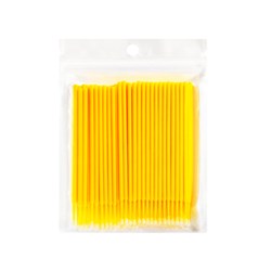 Yellow microbrushes in a bag p. L MA-100