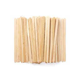 Espátulas estrechas de madera 140*6*1,6 mm, 100 unidades Nikk Mole