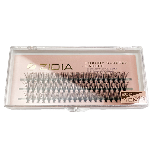 ZIDIA Eyelash bundles 20D bend C; 0.10 (3 ribbons, size 12 mm)