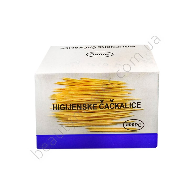 Individually packaged toothpicks, 500 pcs