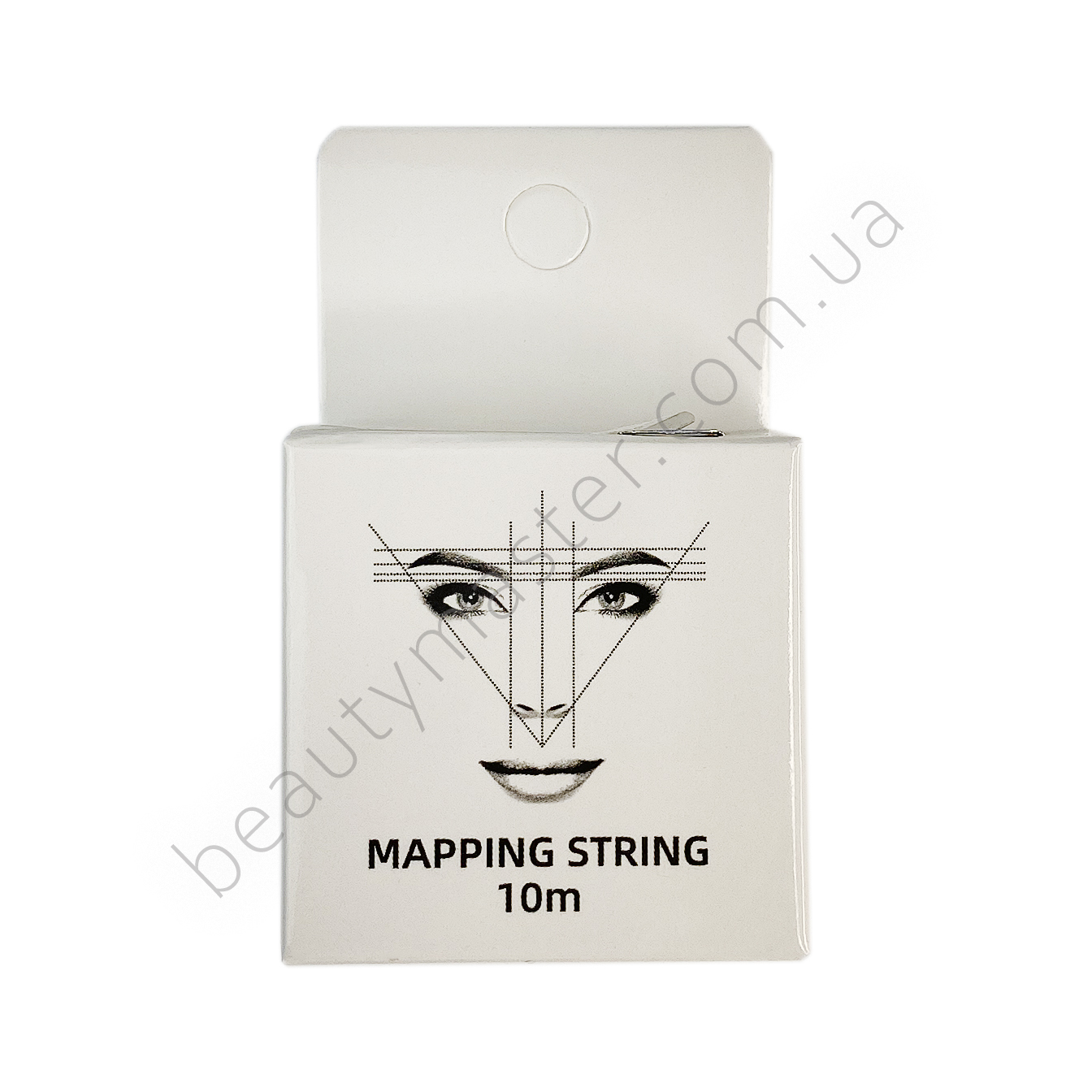 Barwiona nić 10 metrów biała