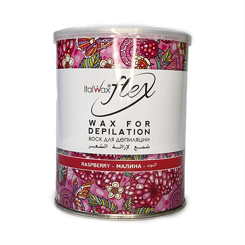 Italwax Малина Flex теплый воск для депиляции в банке, 800 мл