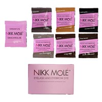 Nikk Mole Набір “Мікс 6 відтінків” фарби для брів та вій в саше