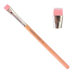 bdellium tools Кисть 714 плоская прямая розовая