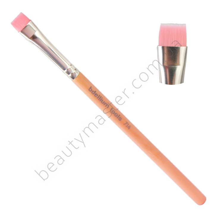 bdellium tools Brush 714 flat straight pink