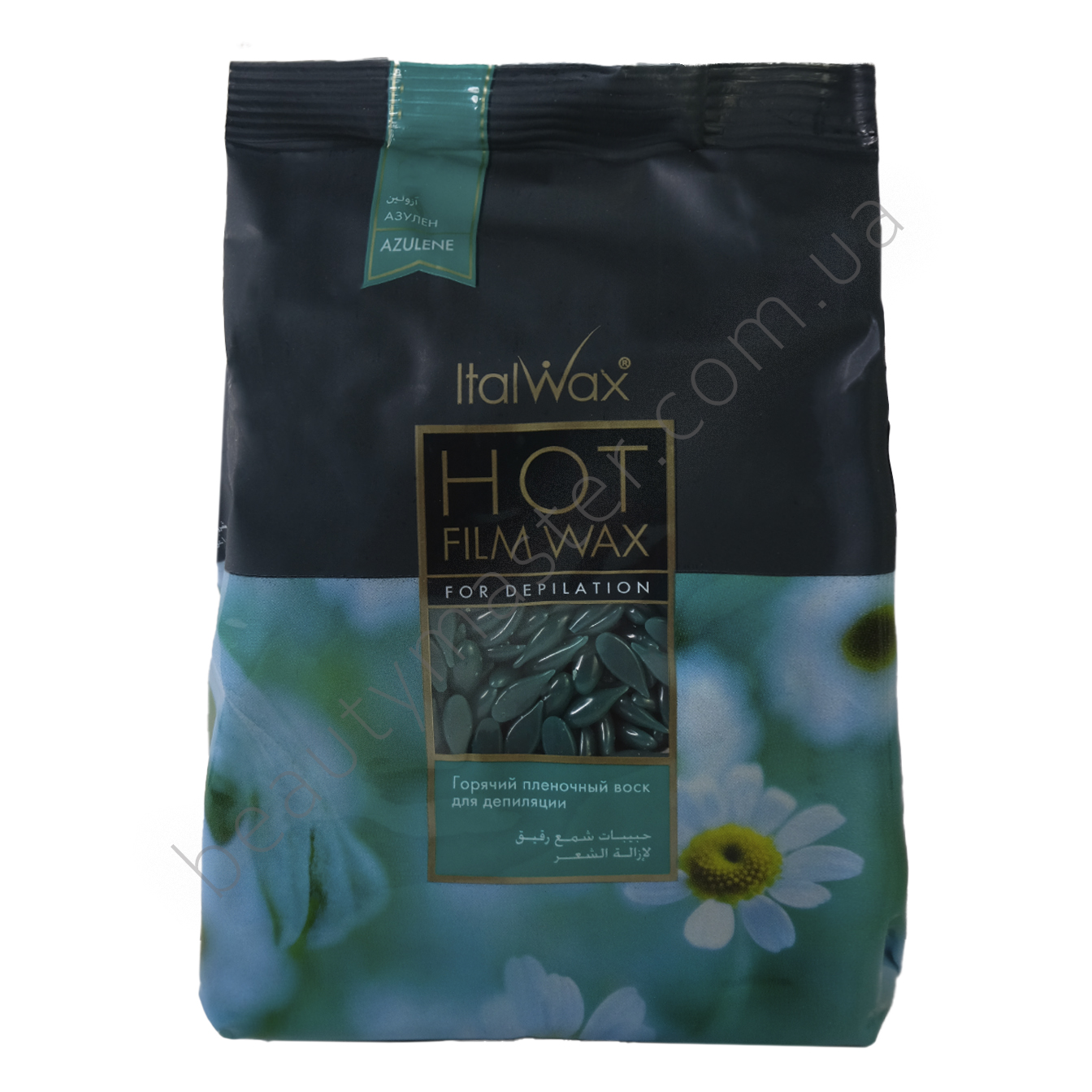 Italwax Горячий пленочный воск Azulene 500 г