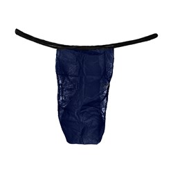 Men's disposable blue thong briefs 1 pc