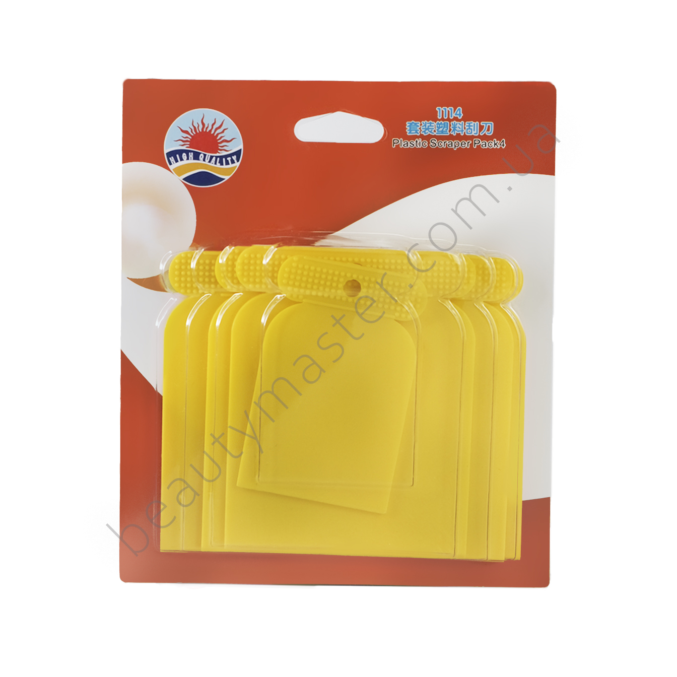 Ракель для шугаринга набор из 4 шт