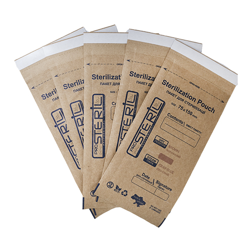 Kraft bags ProSteril 75x150mm 100pcs/unit