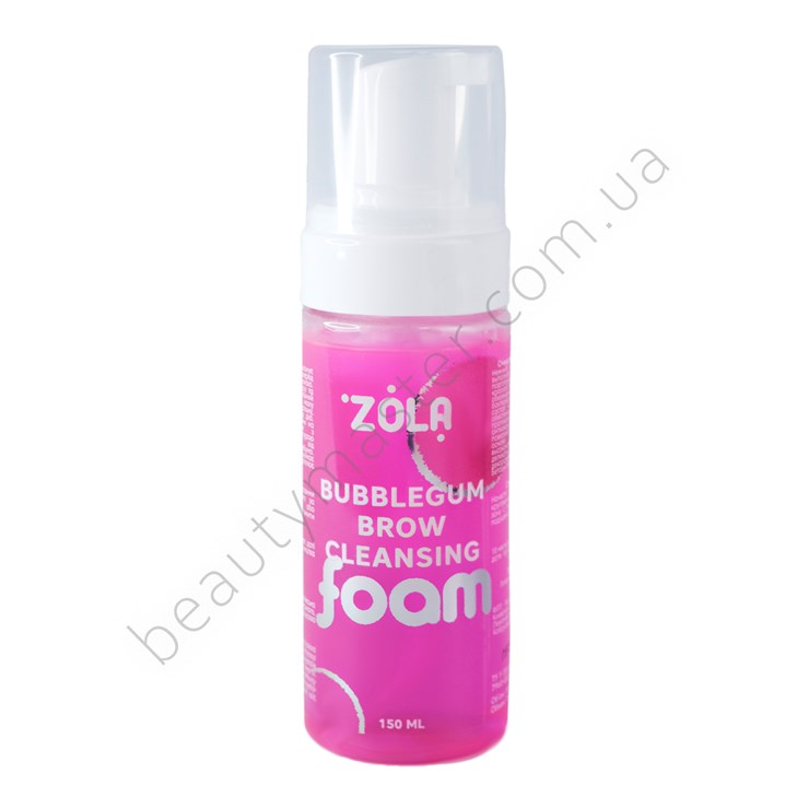 ZOLA пінка рожева bubblegum brow cleansing 150 мл