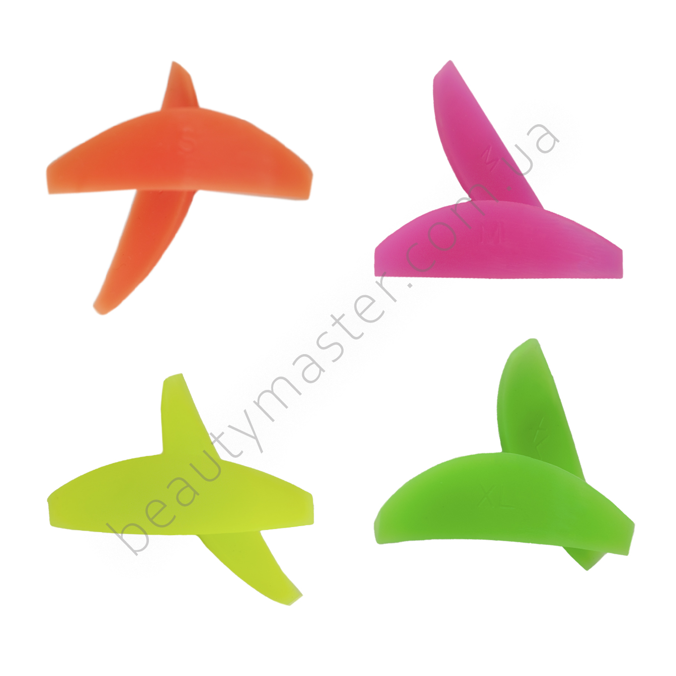 EASY BEAUTY Rolki kolorowe "Dahlia" 4 pary (S, M, L, XL)