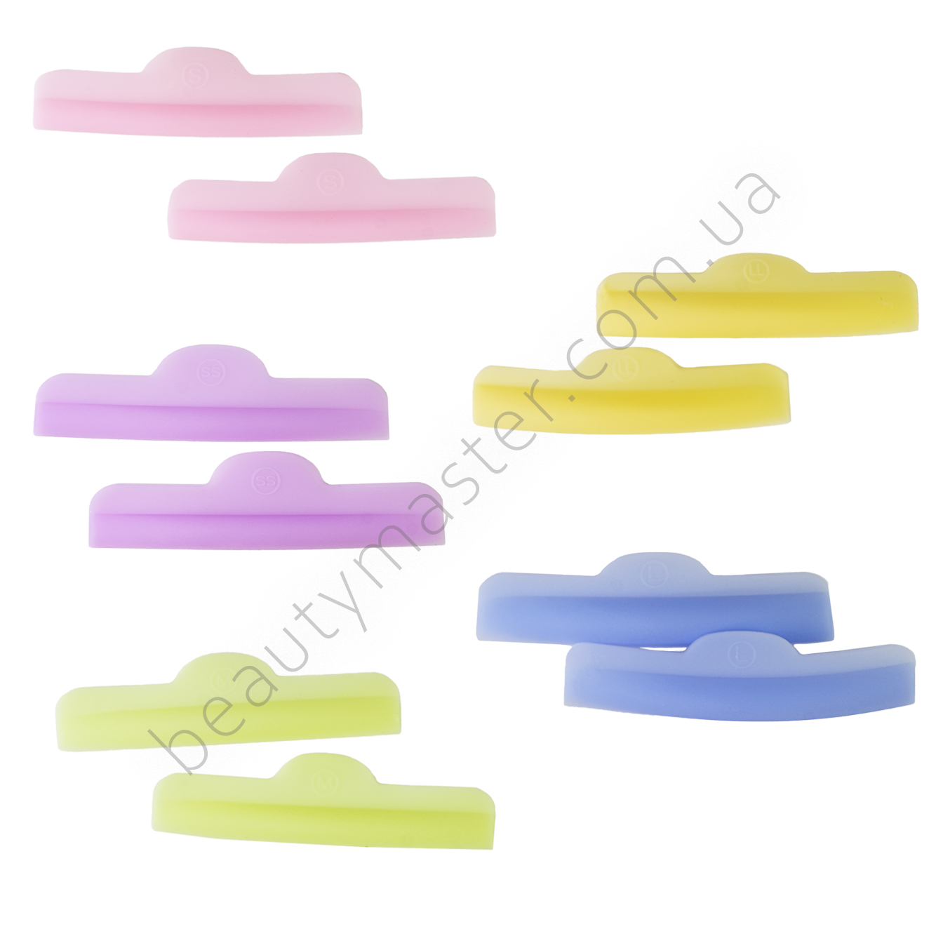 Валики ультрамягкие U формы, набор 5 размеров