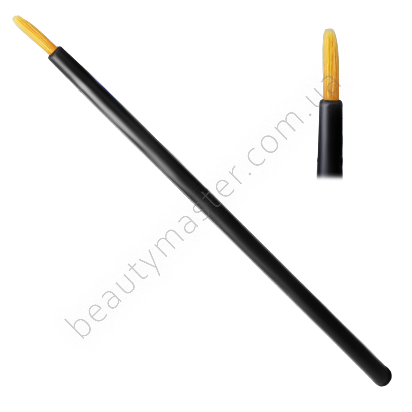 Round thin brush for lash and brow lamination