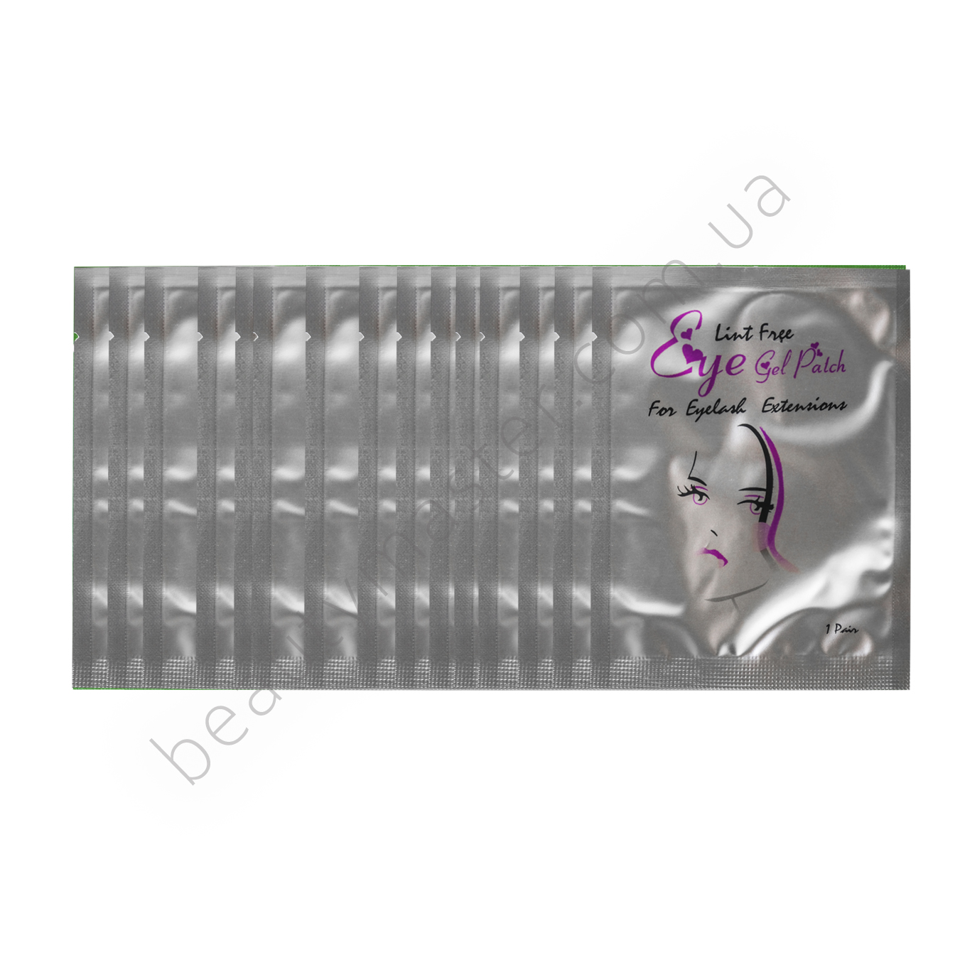 Zestaw hydrożelowych plastrów żelowych do oczu Lint Free \ "face \" 50 szt.