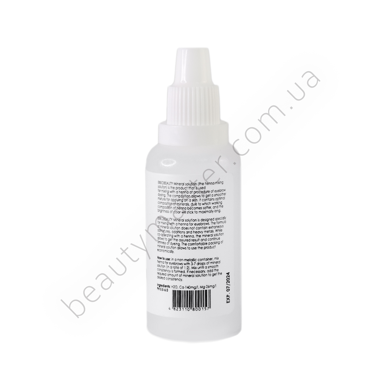 EKKOBEAUTY Roztwór mineralny do henny 30 ml